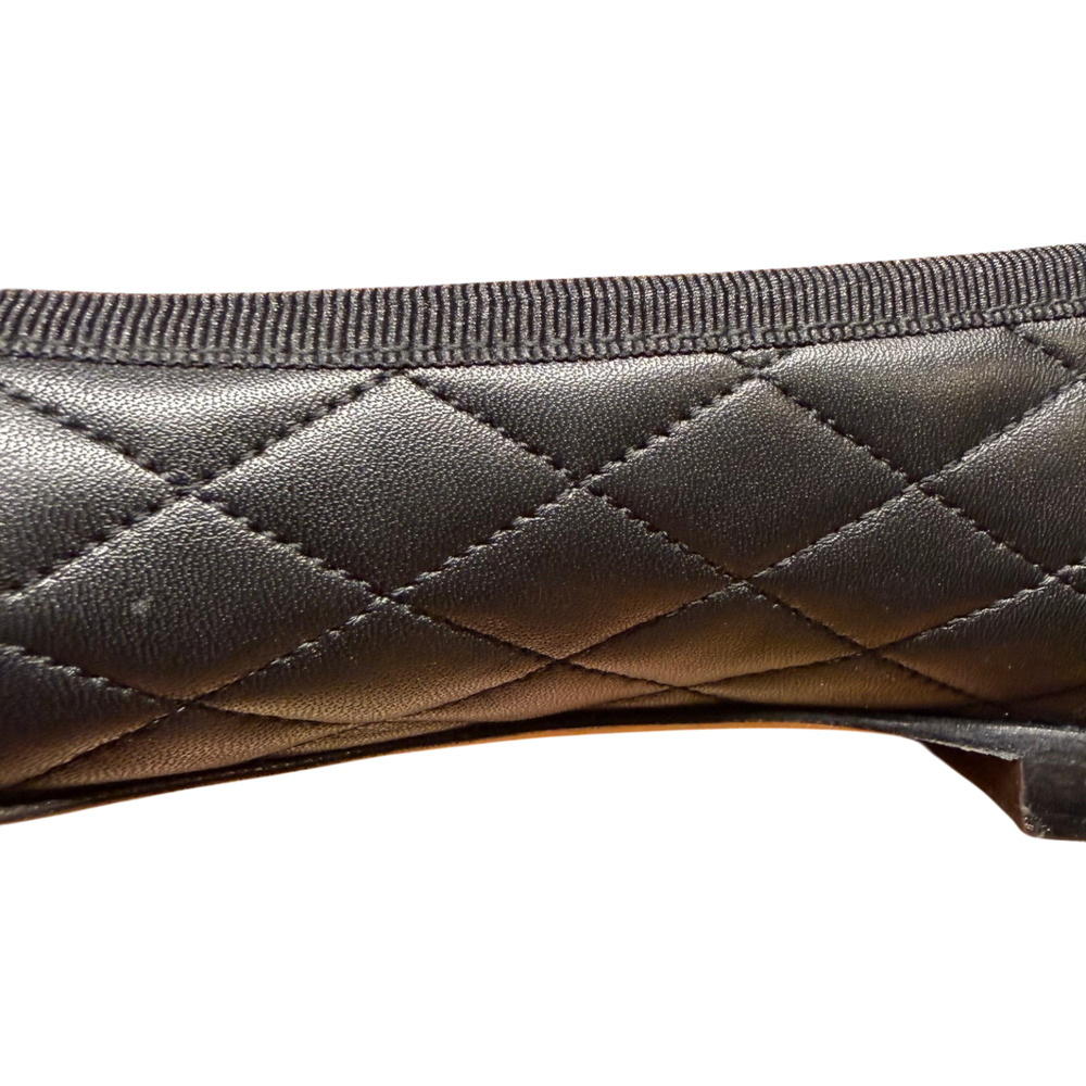 FRENCH SOLE FS/NY Passport Women's 9.5 Black Ballet Flats Leather Sole Comfort - Picture 11 of 12